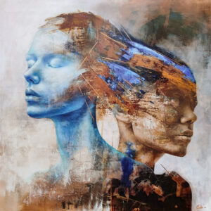 Dualizm tożsamości – Giclée na płótnie 80x80 cm